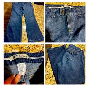 Gap Long and Lean Blue Jeans Excellent 16